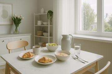 Morning Light at the Breakfast Table