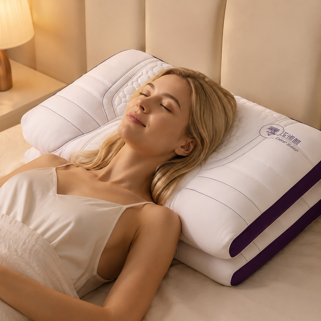 Ergonomic Cervical Support Pillow | Medium & High Loft