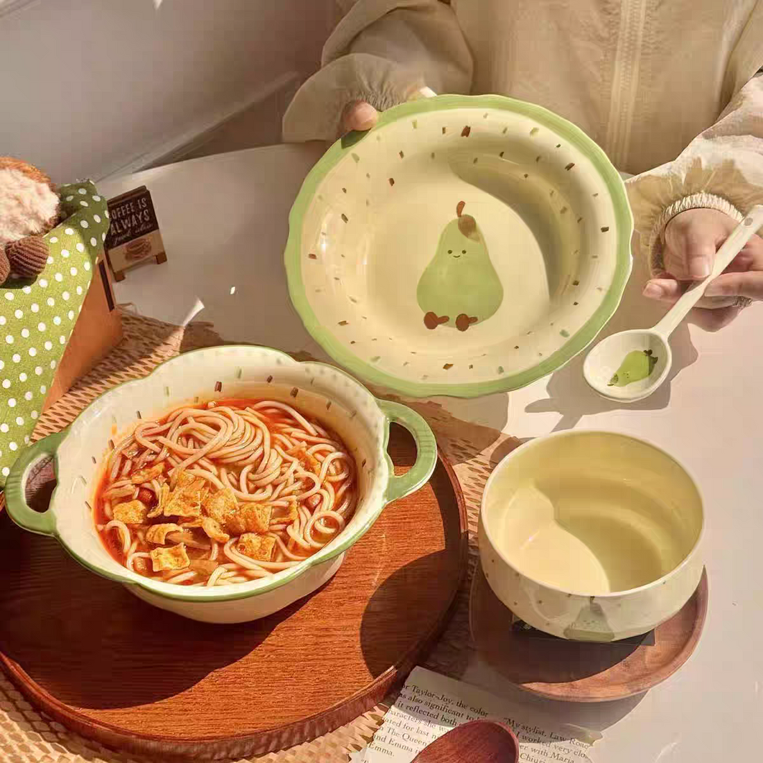 Sweet Pear One-Person Ceramic Set