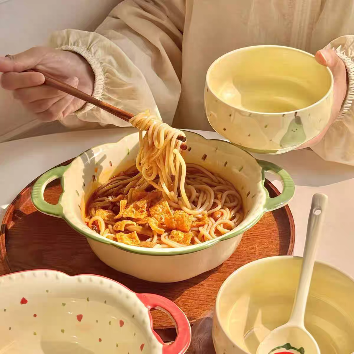 Sweet Pear One-Person Ceramic Set