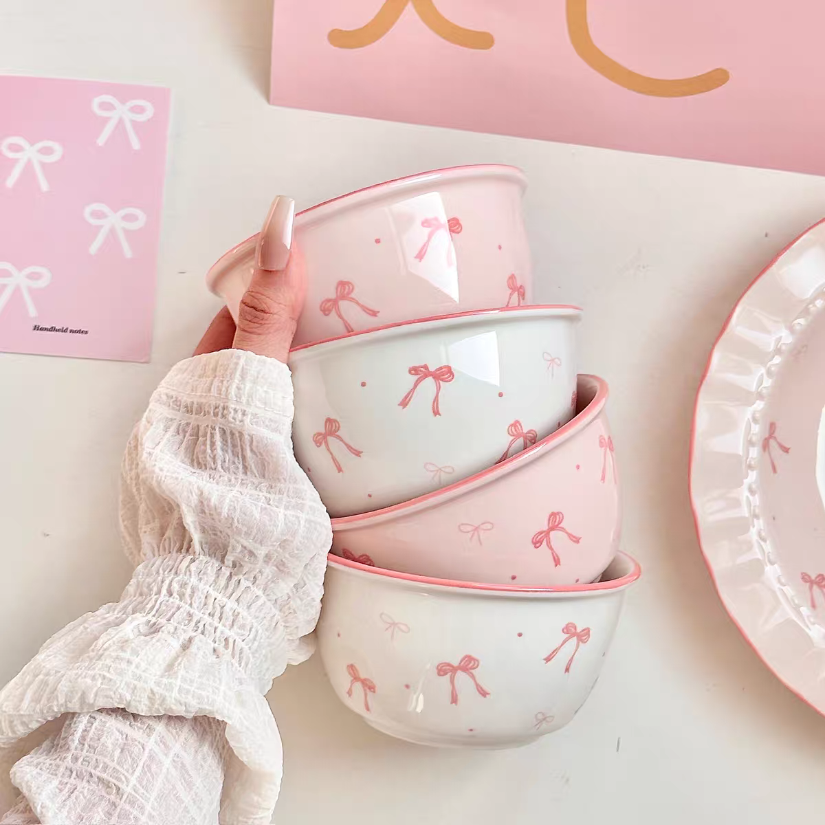 Pink Ribbon Bow Collection