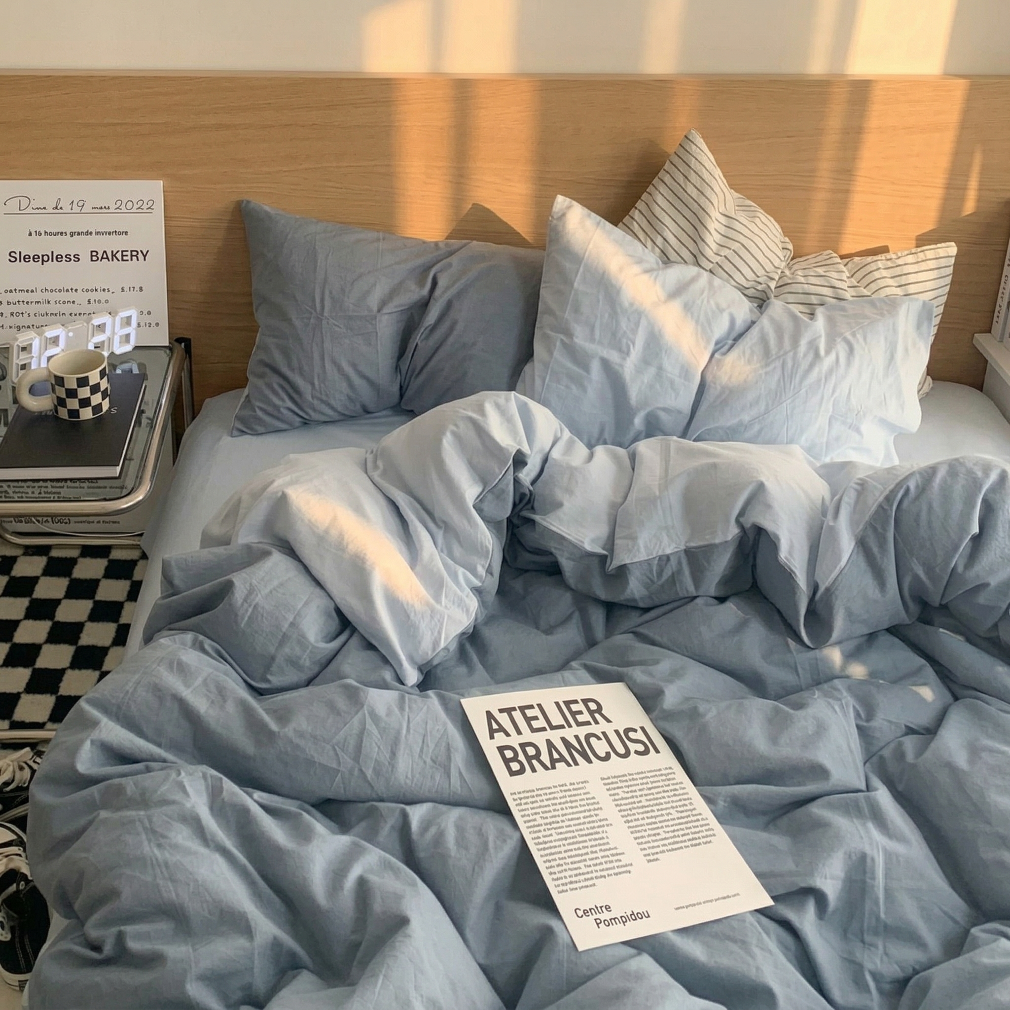 🌙 Moonlight Mist Blue Bedding Set
