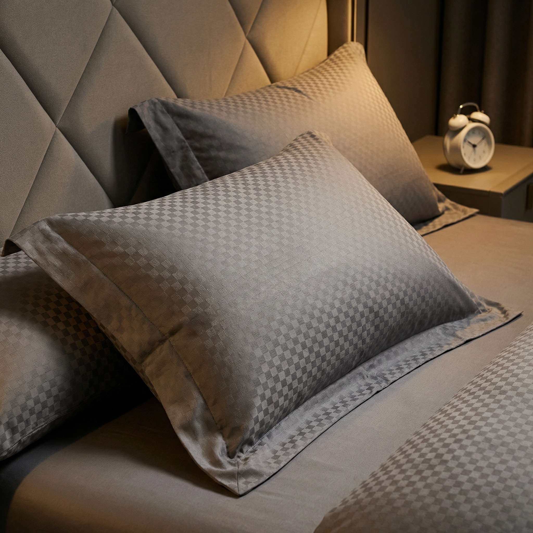 「Shadow Weave Collection」pure cotton bedding set
