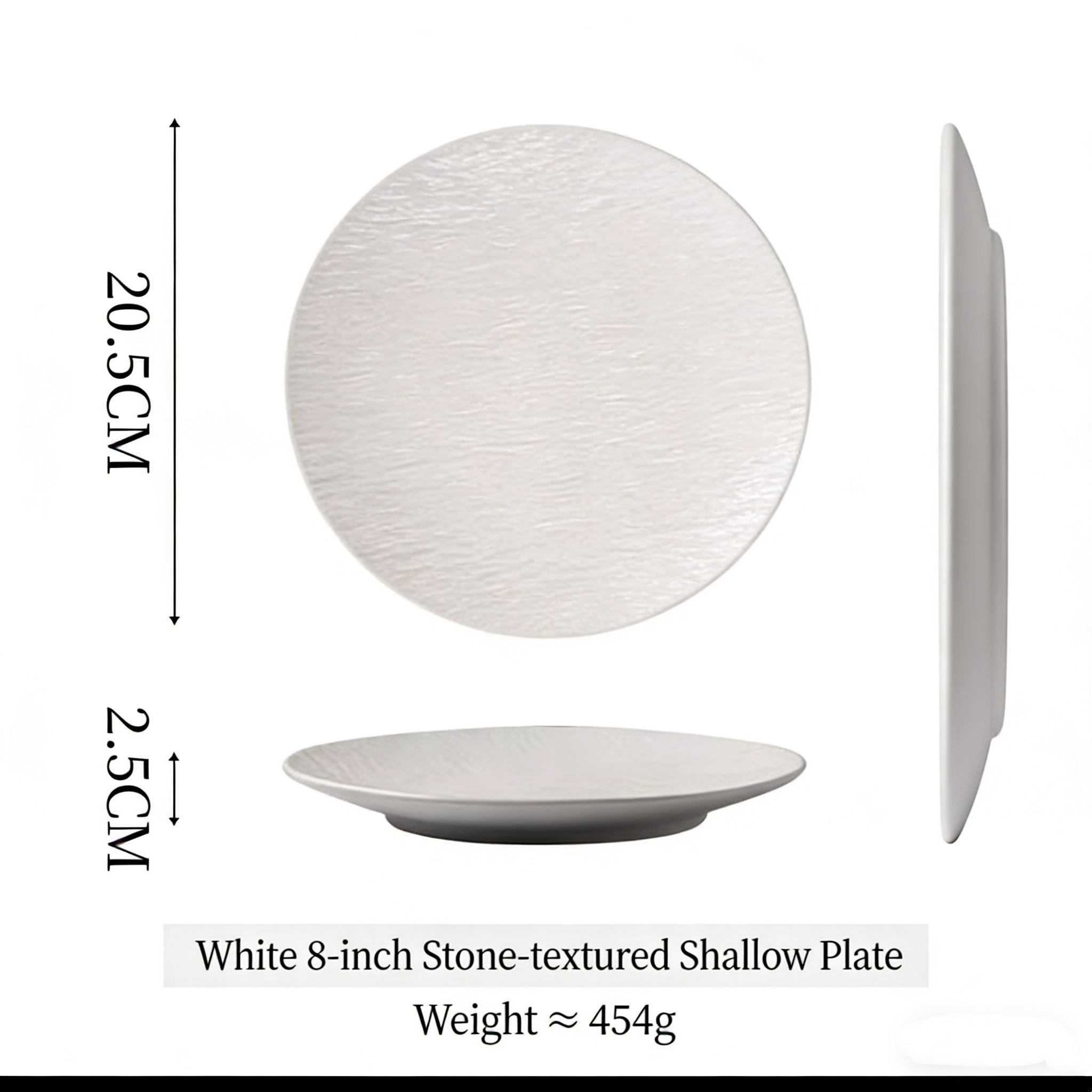 Matte Rock-Textured Ceramic Tableware