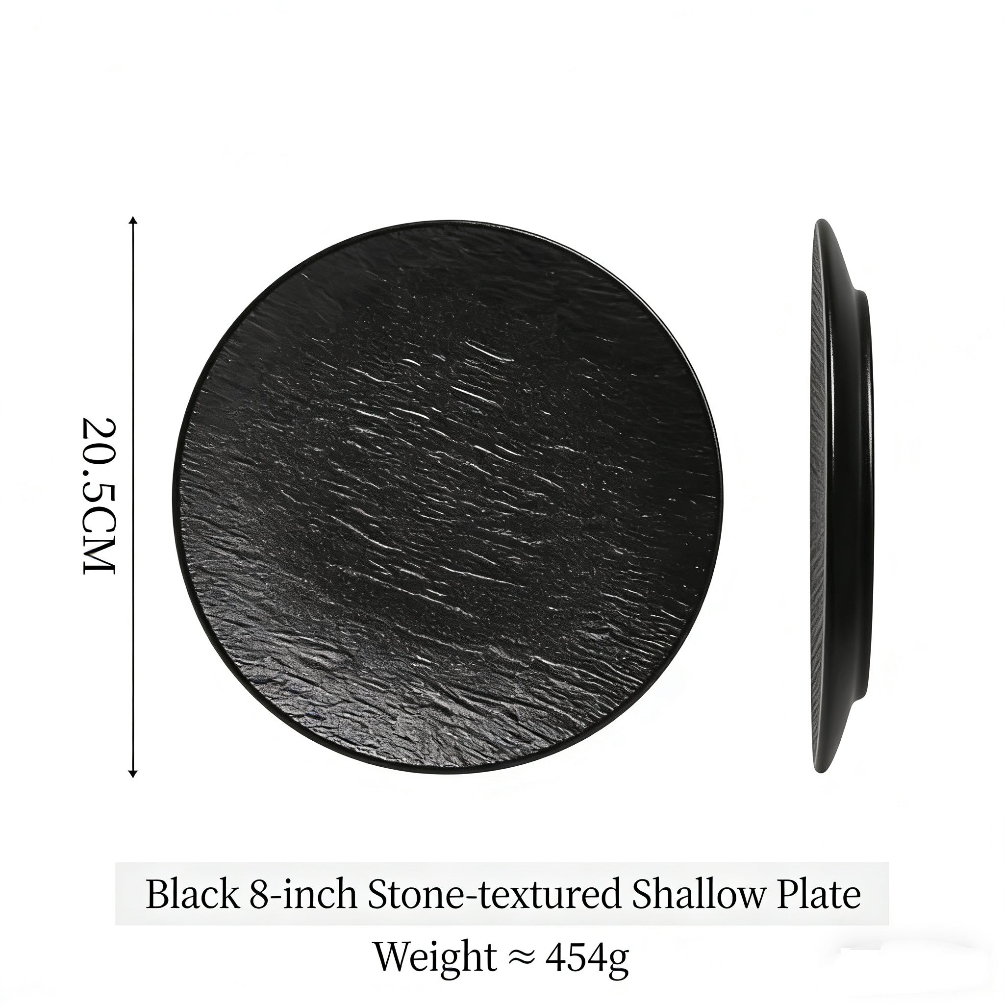 Matte Rock-Textured Ceramic Tableware
