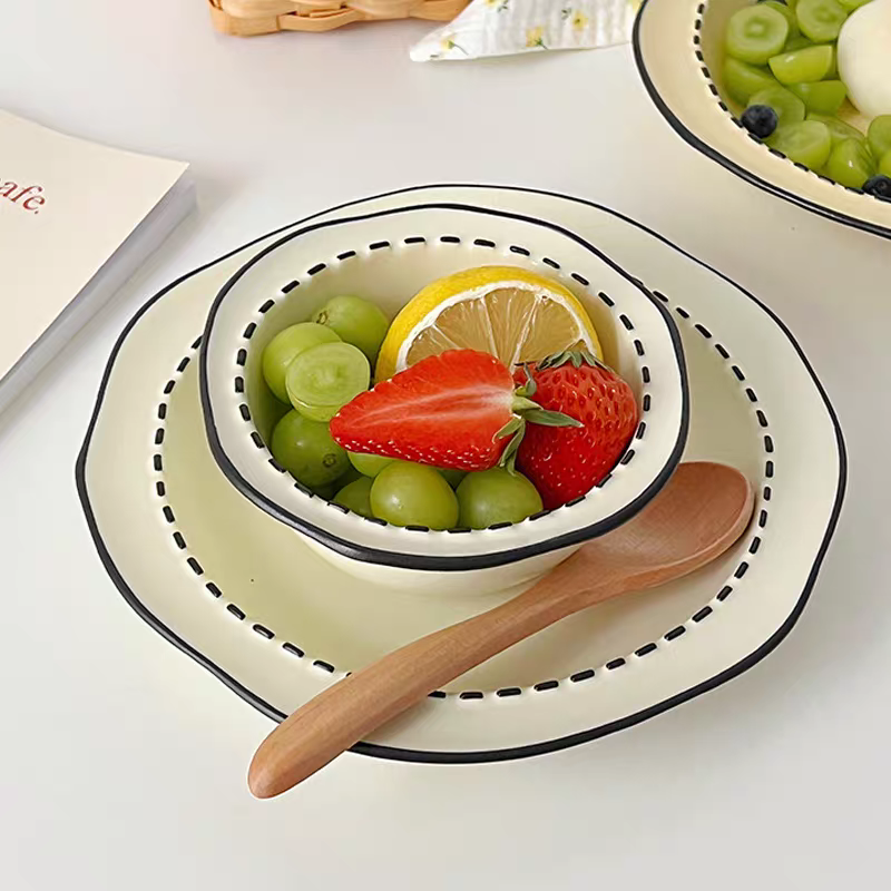 Macaron Color Anime Style Tableware