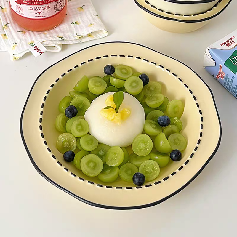 Macaron Color Anime Style Tableware
