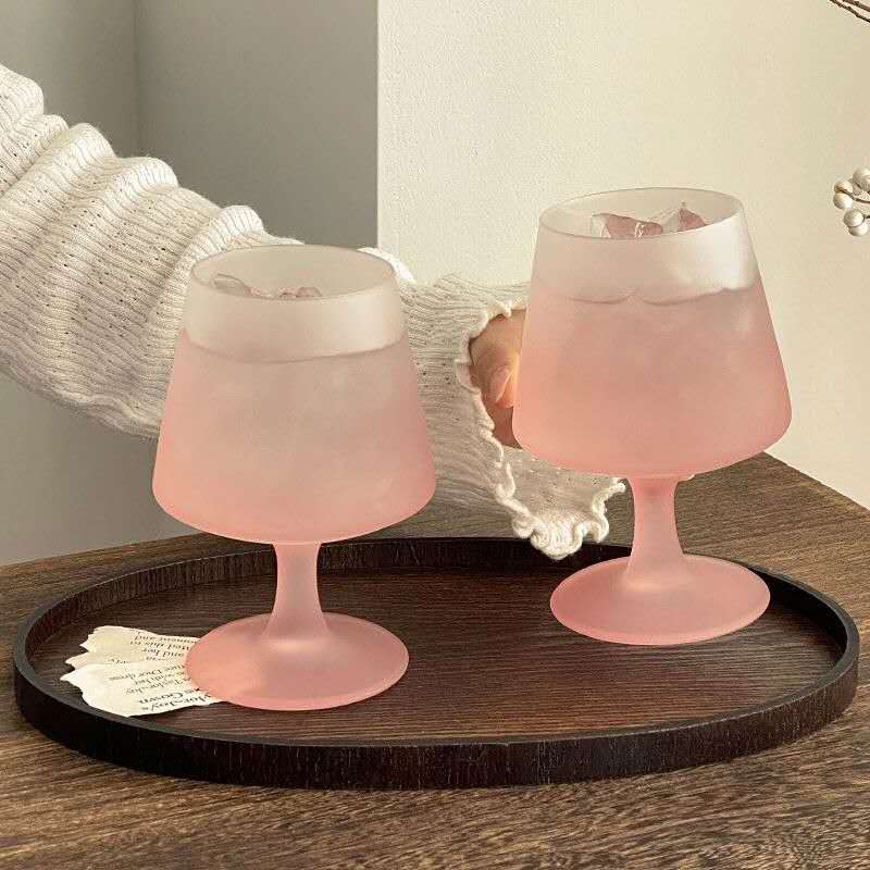 🌸 Cherry Mist Glacier Frosted Goblet