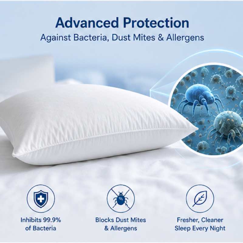 Anti-Allergy Hollowfibre Pillow Pair