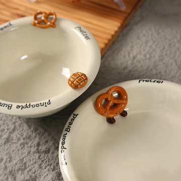 🥐 Croissant Relief Ceramic Collection