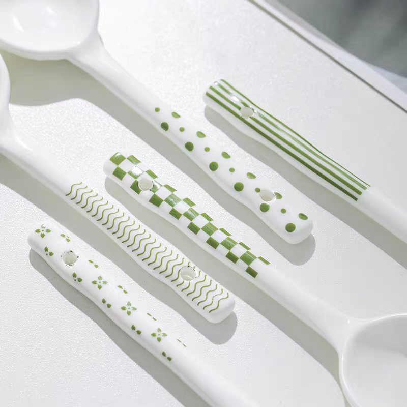 🌿Botanical Muse Ceramic Spoon Gift Set (5-Piece)