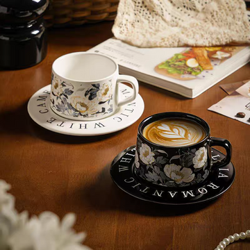 🌺 Camellia Bloom Ceramic Mug Set
