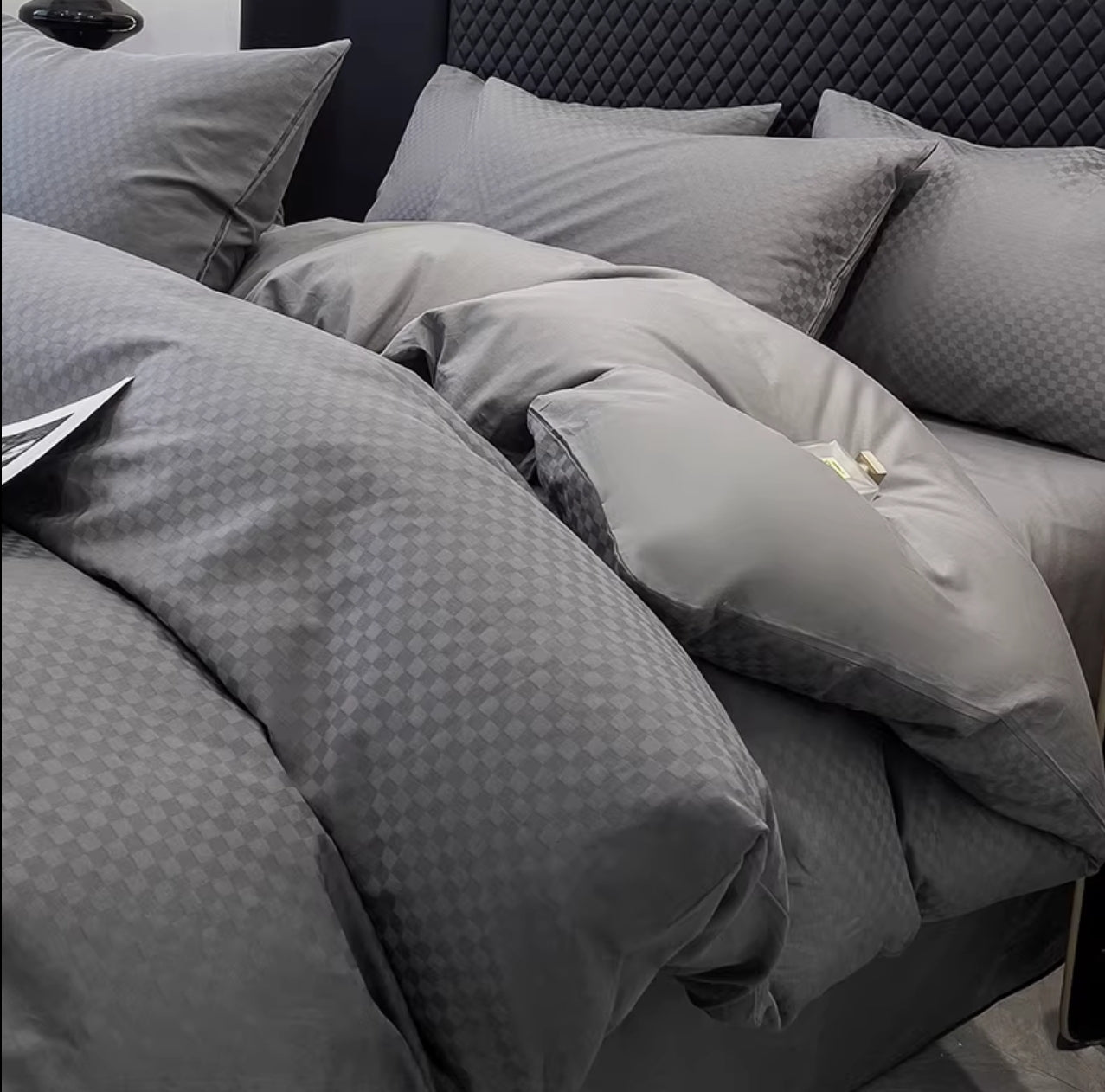 「Shadow Weave Collection」pure cotton bedding set