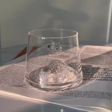 🏔️ Glacier Mountain Whisky Glass