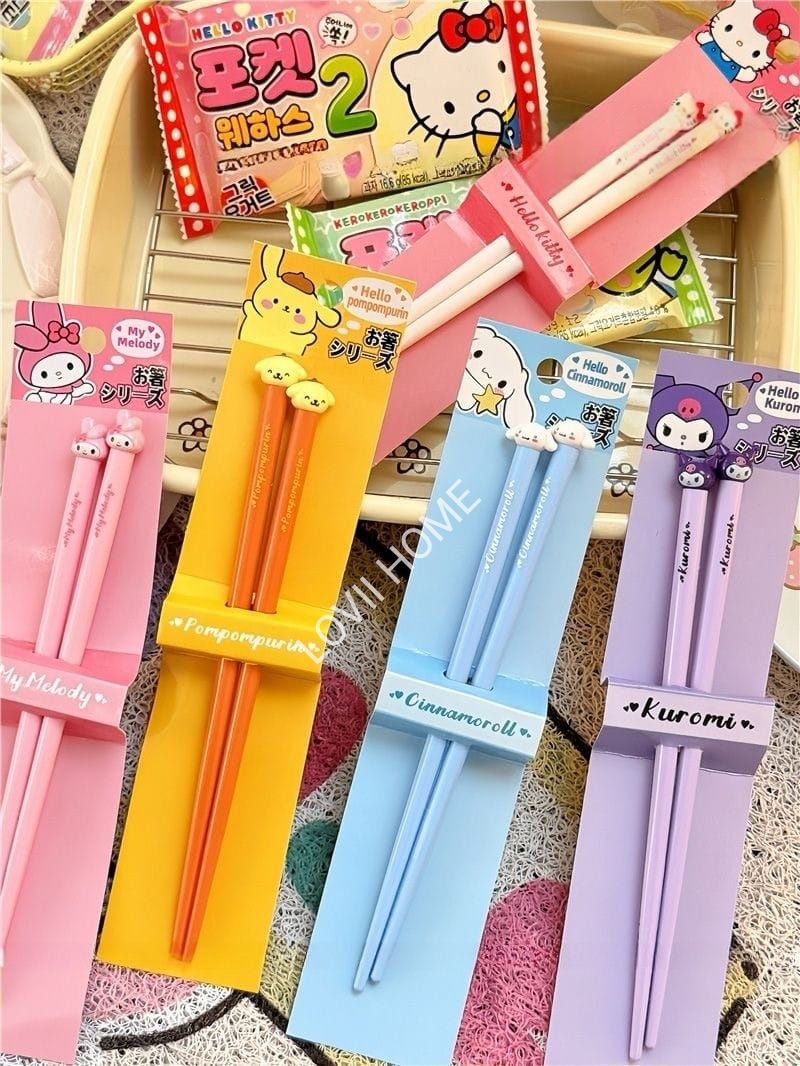 Sanrio Cute Cartoon Chopsticks | Hello Kitty · My Melody · Kuromi · Cinnamoroll
